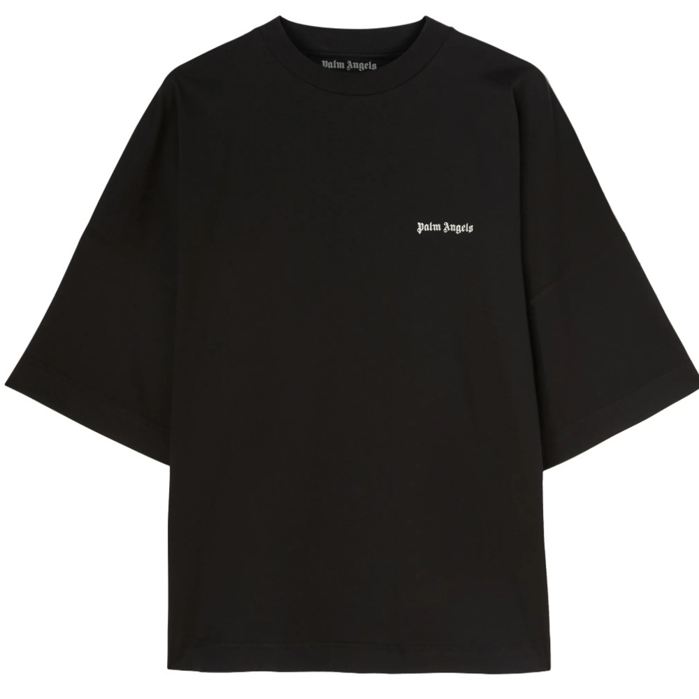 Palm angels logo embroidered tee (oversized fit)